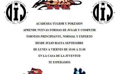 Academia y Campeonatos  de Yugioh y Pokemon