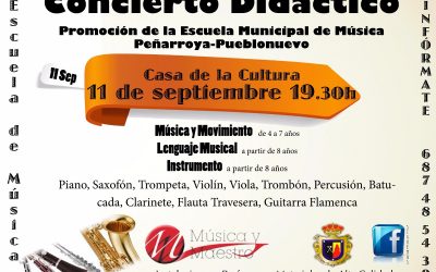 Concierto Didáctico Promoción de la Escuela Municipal de Música Peñarroya-Pueblonuevo