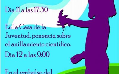 Segundas Jornadas de anillamiento. Casa de la Juventud. 11 y 12 septiembre