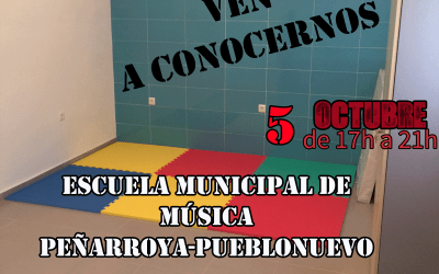 Jornada de «Puertas Abiertas». Escuela municipal de música Peñarroya-Pueblonuevo