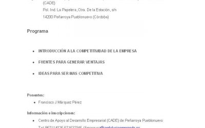 Curso “Cómo Hacer a tu Empresa Más Competitiva”