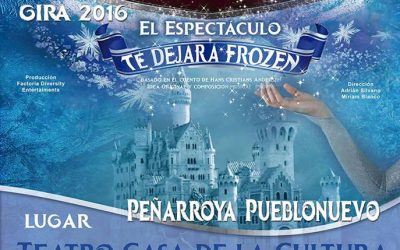 CASA DE LA CULTURA.Martes 29 diciembre.17 h.Todos los públicos»La reina de las nieves». El espectáculo te dejará frozen.Basado en el cuento de Hans Cristians Andersen