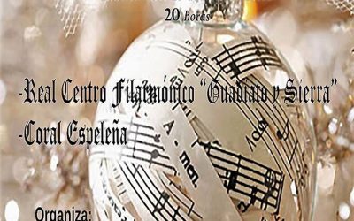 CASA DE LA CULTURA. CONCIERTO DE NAVIDAD. REAL CENTRO FILARMÓNICO GUADIATO Y SIERRA Y CORAL ESPELEÑA. 18 DE DICIEMBRE A LAS 20 HORAS