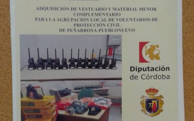 SUBVENCIONES ADQUISICIÓN DE VESTUARIO Y MATERIAL MENOR COMPLEMENTARIO DE INTERVENCIÓN Y PROTECCIÓN PERSONAL DE LAS AGRUPACIONES MUNICIPALES DE VOLUNTARIOS DE PROTECCIÓN CIVIL