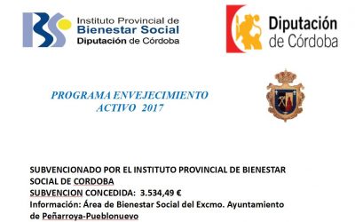 PROGRAMA ENVEJECIMIENTO ACTIVO  2017