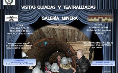 ALMACÉN CENTRAL. VISITAS TEATRALIZADAS Y GUIADAS. GALERÍA DE MINA 26 27 28 Y 29 DE DICIEMBRE