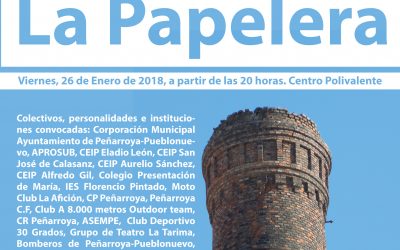 Presentación del vídeo promocional de la restauración de la chimenea de La Papelera