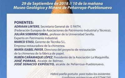 ETIQUETA INDUSTRIANA Y JORNADAS DIVULGATIVAS SOBRE PATRIMONIO INDUSTRIAL.SÁBADO 29 DE SEPTIEMBRE.MUSEO GEOLÓGICO MINERO