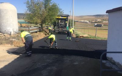 Mejoras en la carretera del cementerio de Peñarroya