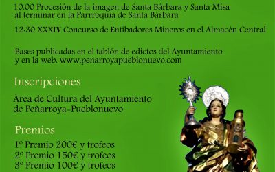 PROGRAMA DÍA DE SANTA BÁRBARA 2018 Y BASES CONCURSO DE ENTIBADORES 2018