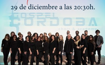 CASA DE LA CULTURA.CORO GOSPEL CÓRDOBA. CHOIR & ACADEMY DÍA 29 DE DICIEMBRE.20:30 HORAS.