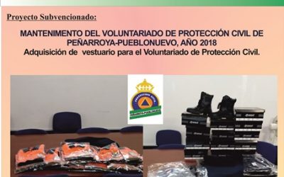 MANTENIMENTO DEL VOLUNTARIADO DE PROTECCIÓN CIVIL