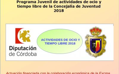 PROGRAMA JUVENIL DE ACTIVIDADES DE OCIO Y TIEMPO LIBRE 2018