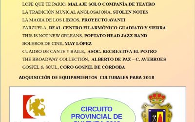 EL CIRCUITO PROVINCIAL DE CULTURA 2018 DE PEÑARROYA-PUEBLONUEVO