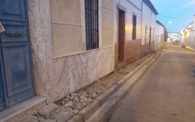 Se inician obras de mejora en la calle Málaga