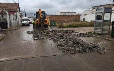 Reparado el hundimiento de la calle Méjico