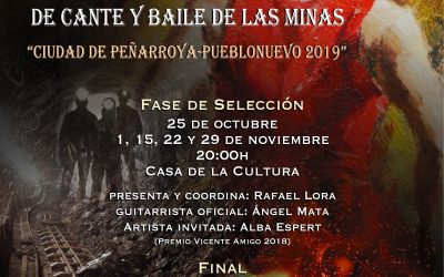 XXXIII Concurso Nacional de Cante y Baile de las Minas ‘Ciudad de Peñarroya-Pueblonuevo 2019’