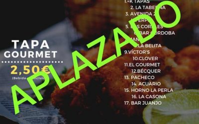 #APLAZADO#   VII EDICIÓN DE LA RUTA GASTRONÓMICA