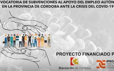 CONVOCATORIA DE SUBVENCIONES AL APOYO DEL EMPLEO AUTÓNOMO EN LA PROVINCIA DE CÓRDOBA ANTE LA CRISIS DEL COVID-19