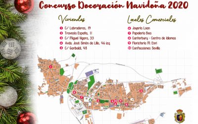 Callejero participantes concurso «Decoración Navideña 2020»