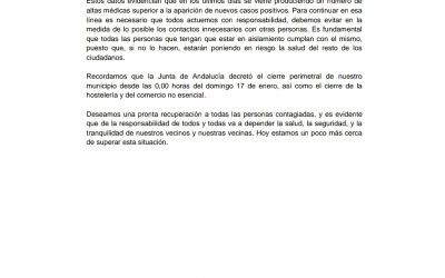 Datos COVID-19 Peñarroya-Pueblonuevo 26 Enero 2021