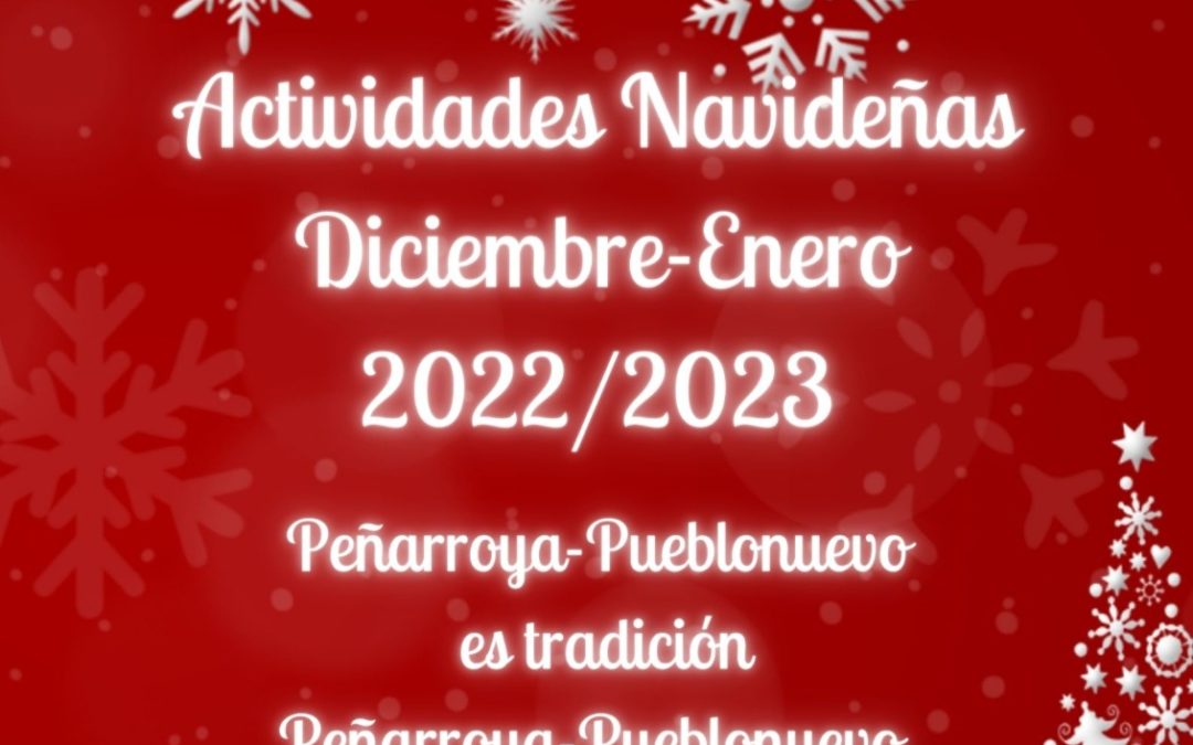 ACTIVIDADES NAVIDEÑAS DICIEMBRE-ENERO 2022-23