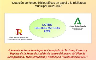 LOTES BIBLIOGRAFICOS 2022