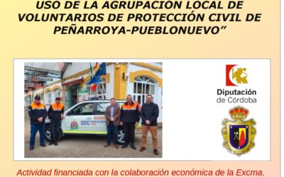 SUBVENCIONES PARA ADQUISICIÓN DE VEHÍCULO PARA EL USO DE LA AGRUPACIÓN LOCAL DE VOLUNTARIOS DE PROTECCIÓN CIVIL DE PEÑARROYA-PUEBLONUEVO.