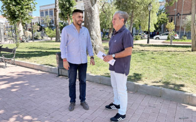 El alcalde de Peñarroya-Pueblonuevo recibe al nuevo presidente de la Diputación de Córdoba en su primera visita al municipio