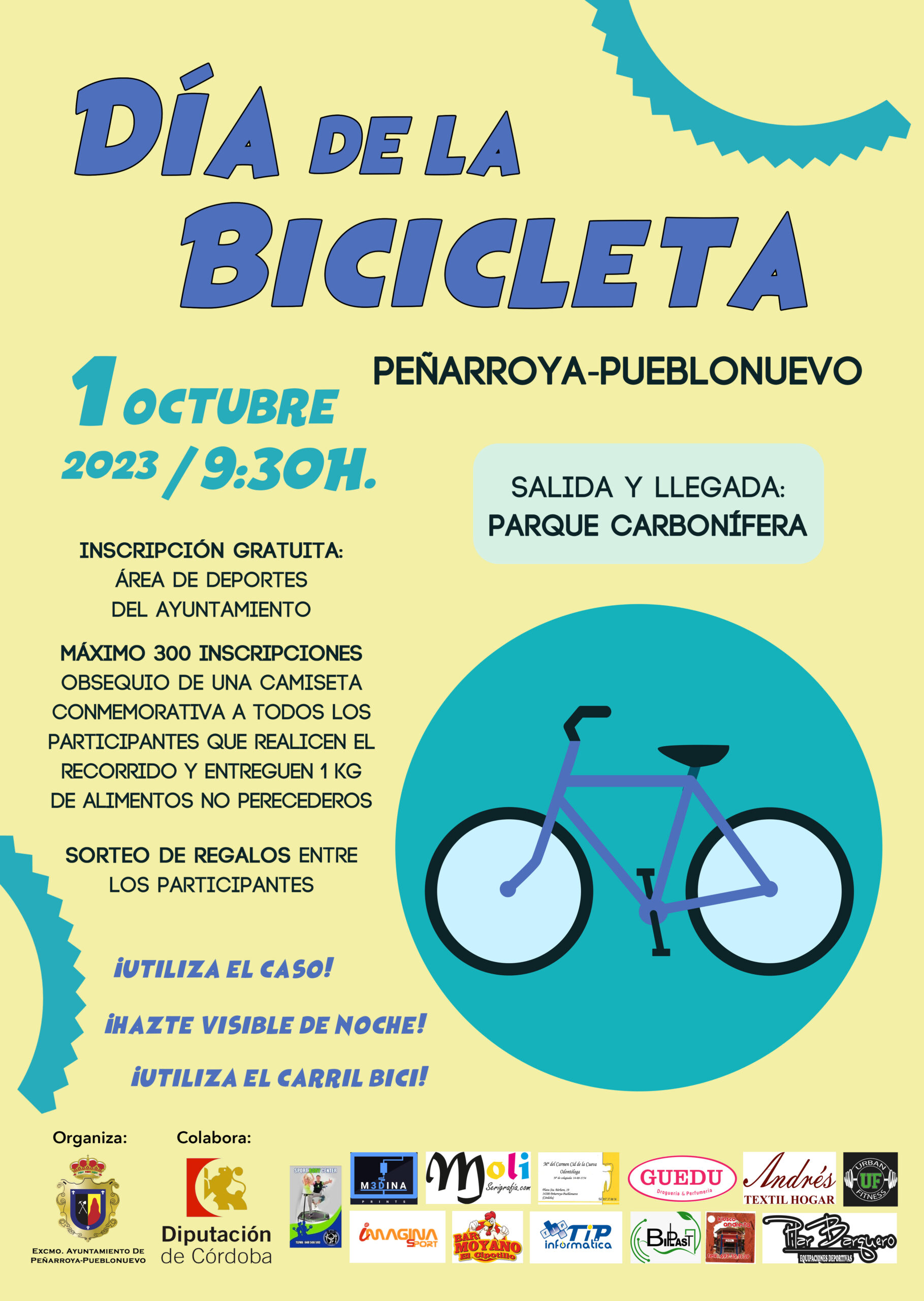 cartel día de la bicicleta