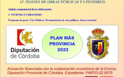 PLAN MÁS PROVINCIA – 2023