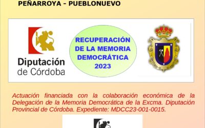 MEMORIA DEMOCRÁTICA, DIPUTACIÓN DE CÓRDOBA 2023