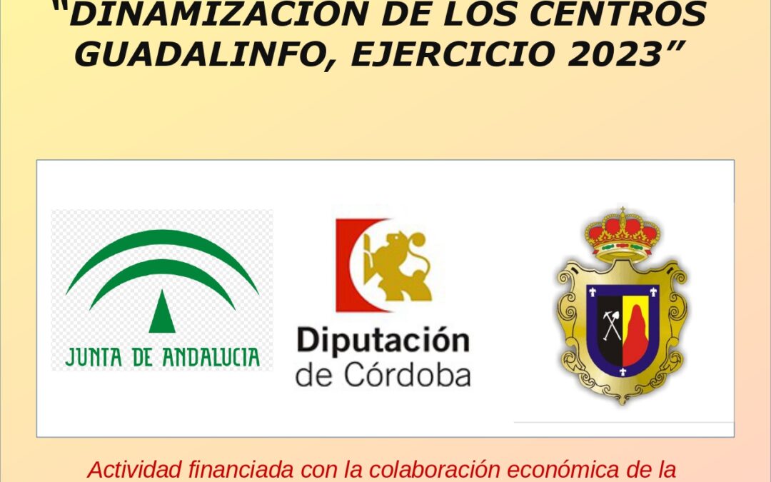 CONVOCATORIA DE SUBVENCIONES PARA DINAMIZACIÓN DE LOS CENTROS GUADALINFO EN EL AÑO 2023