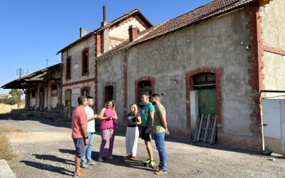 Comienzan los trabajos de electrificación de la antigua estación de Peñarroya para su rehabilitación