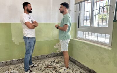 El Ayuntamiento ejecuta obras de mejora en el CEIP Eladio León